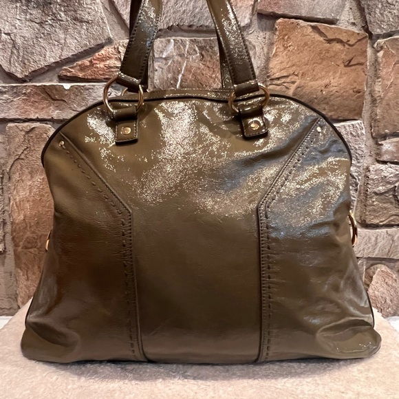 Yves Saint Laurent Large Muse Bag (Grey) - Picture 4 of 6